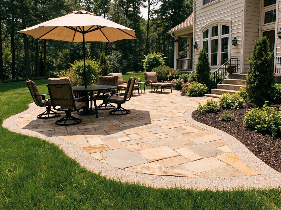 Paver patios by Unlimited Outdoors